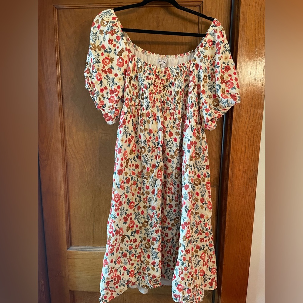 Stretchy empire waist dress